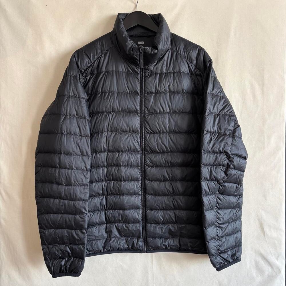 Uniqlo Black Ultra Light Down Lightweight Puffer Jacket DWR - Size XL